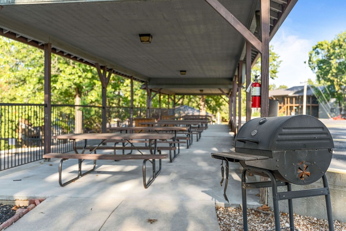 Lots of space to eat across the 200 acre property. 