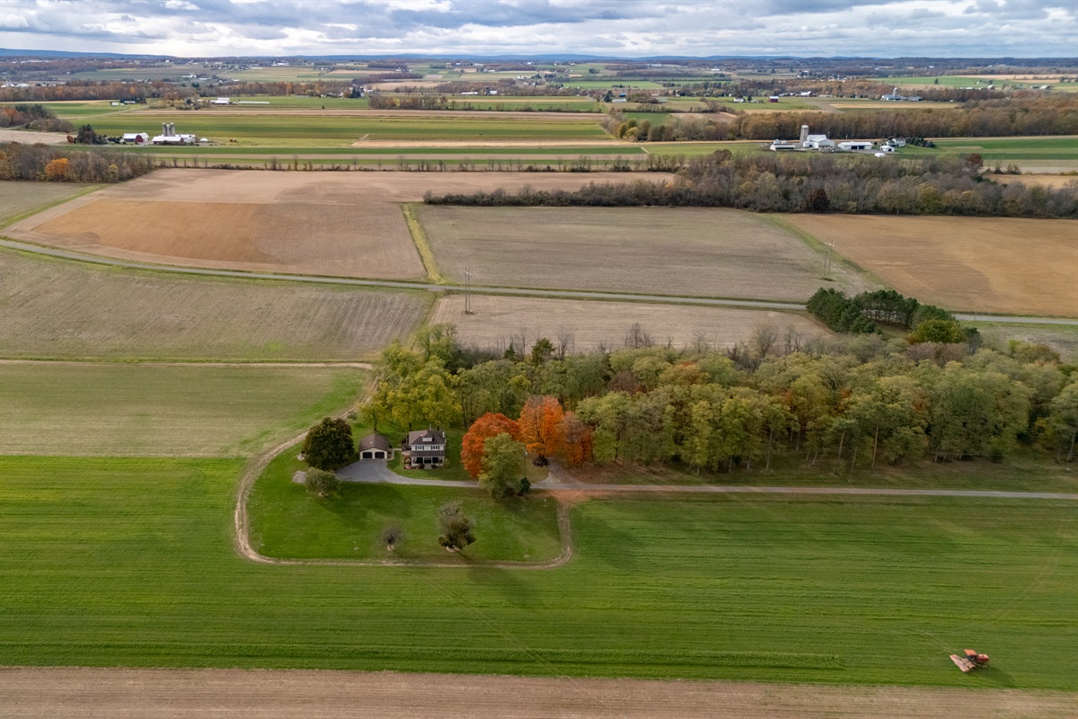 Sweeping farmland vistas for your morning coffee backdrop
