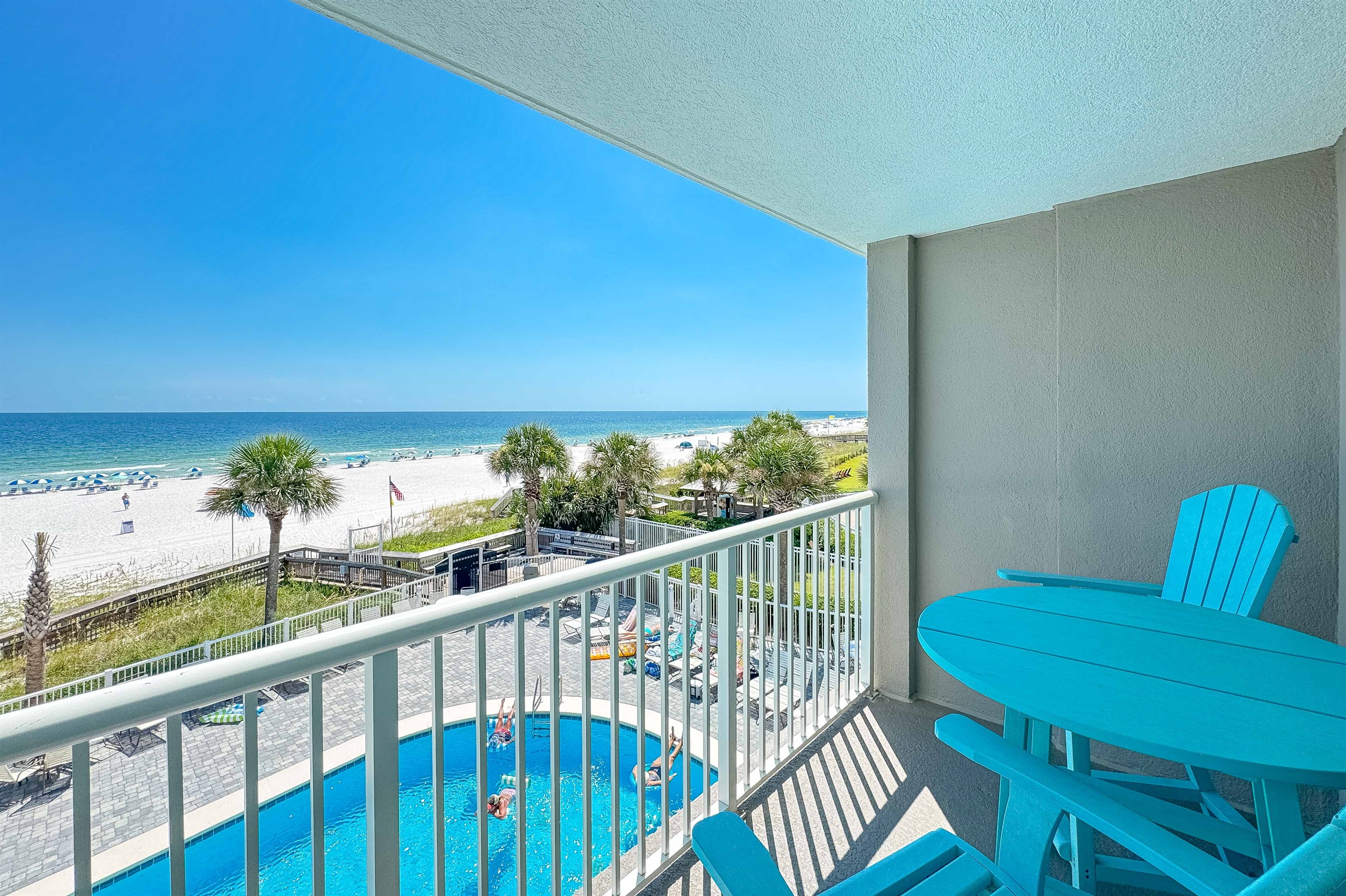 Step onto your balcony and let the soothing sounds of the ocean wash over you.  This is your escape to paradise.
