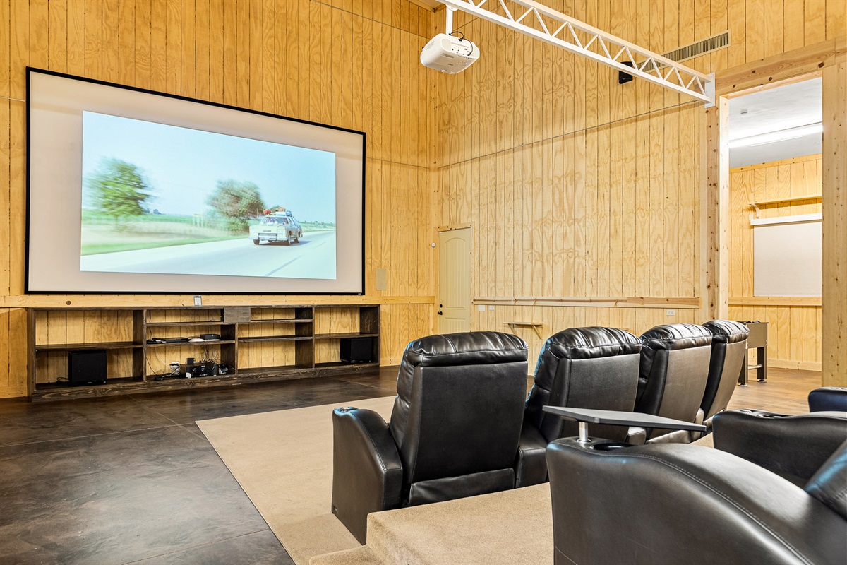 Full size movie theater
