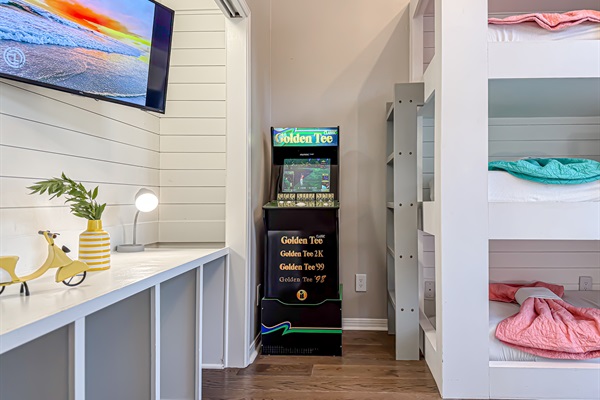 Golden Tee and PacMan Arcade