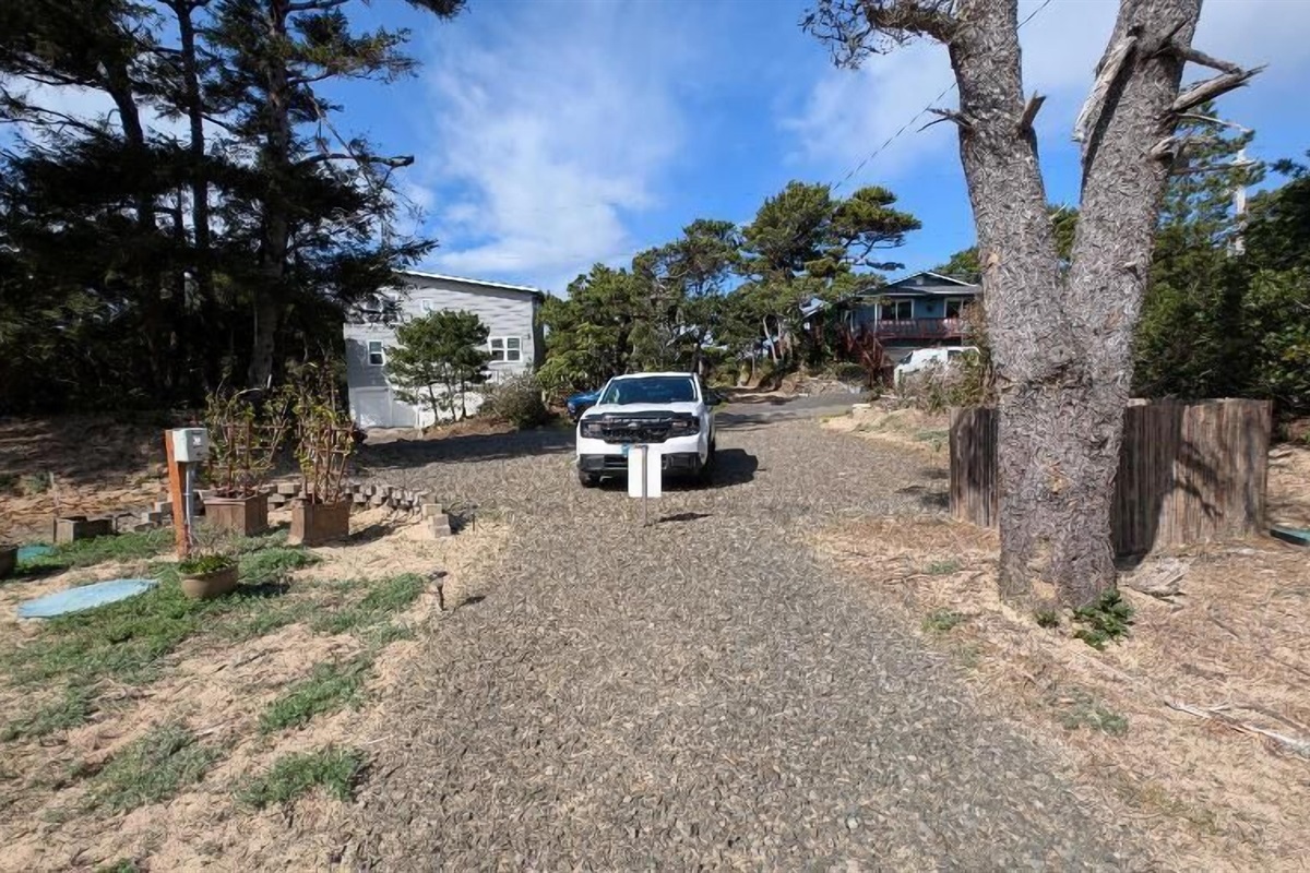 parking area - 2 spaces for each house