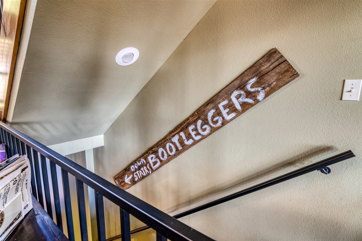 Fun decor throughout