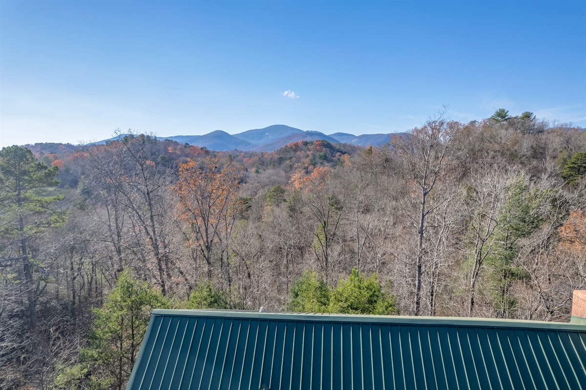 Drone upper view of cabin
