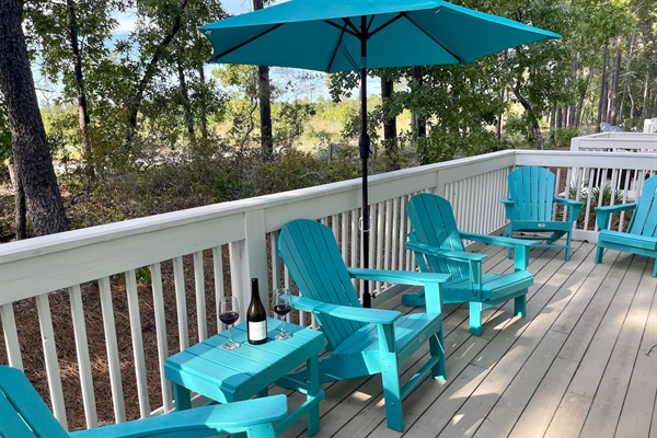 Happy Hour is ready on patio