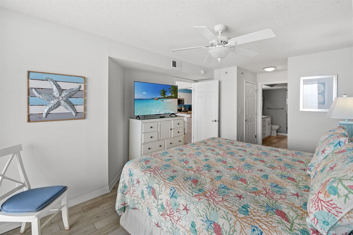 King in Main Bedroom with ensuite