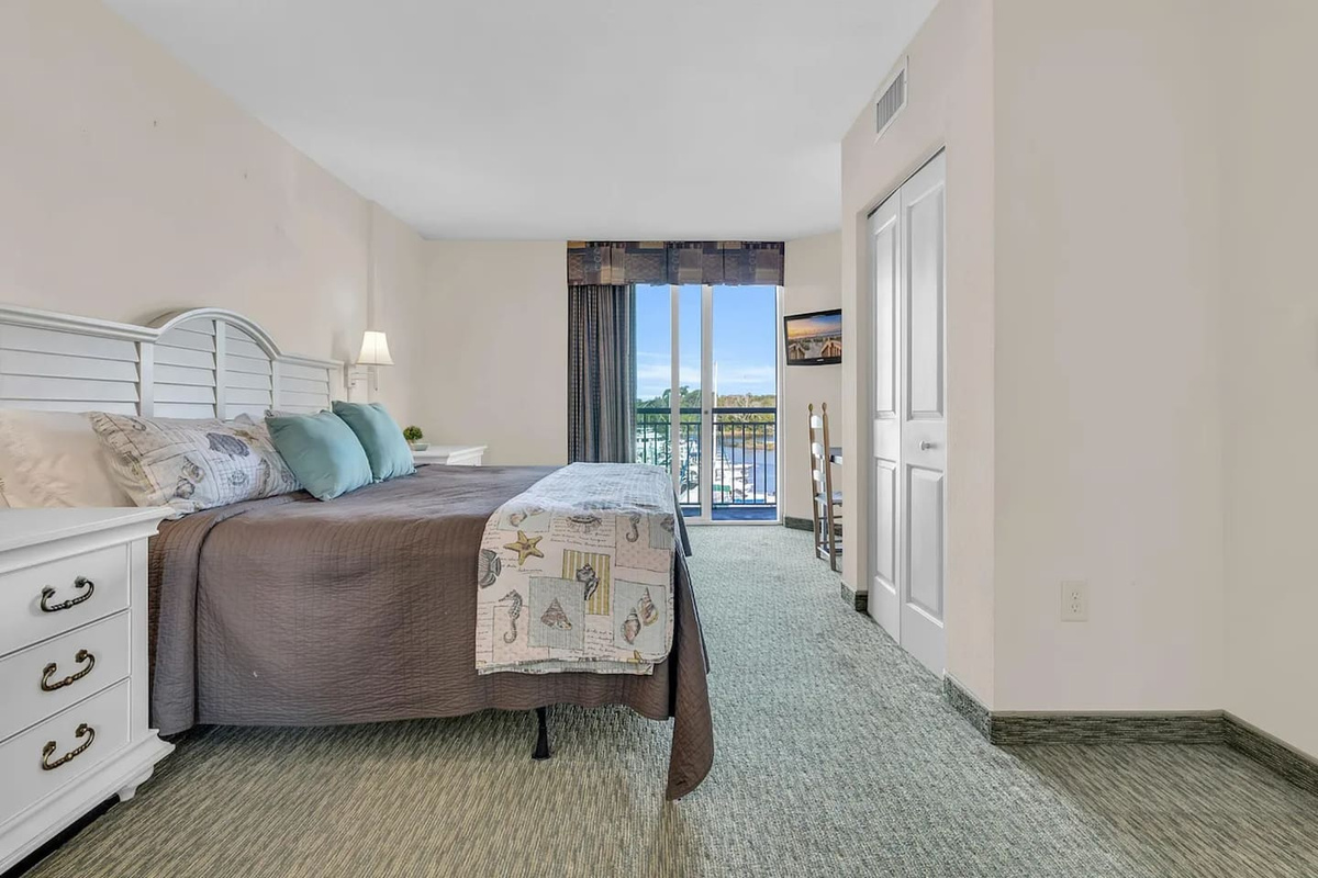 Serene master bedroom perfect for relaxation