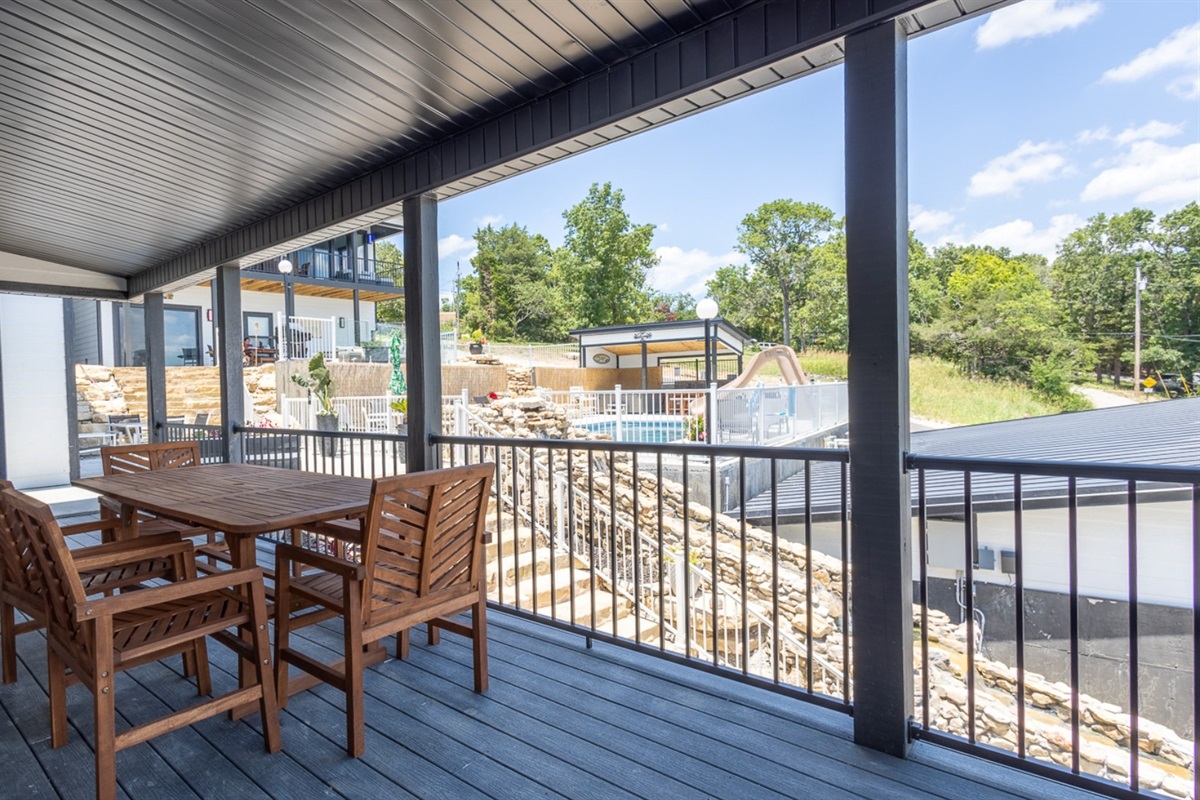 Poolside Private Deck