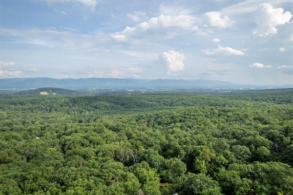 Drone views from above the house. 