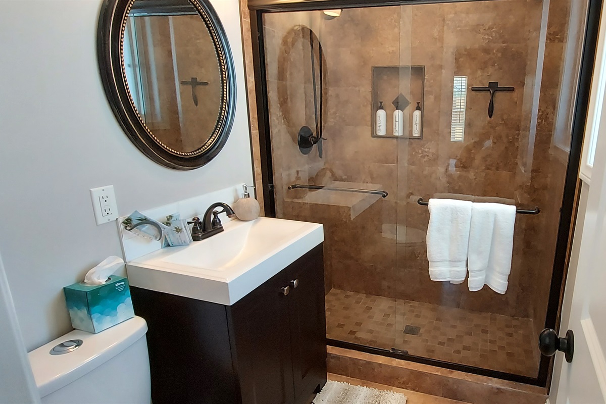 Master Bath with walk-in shower