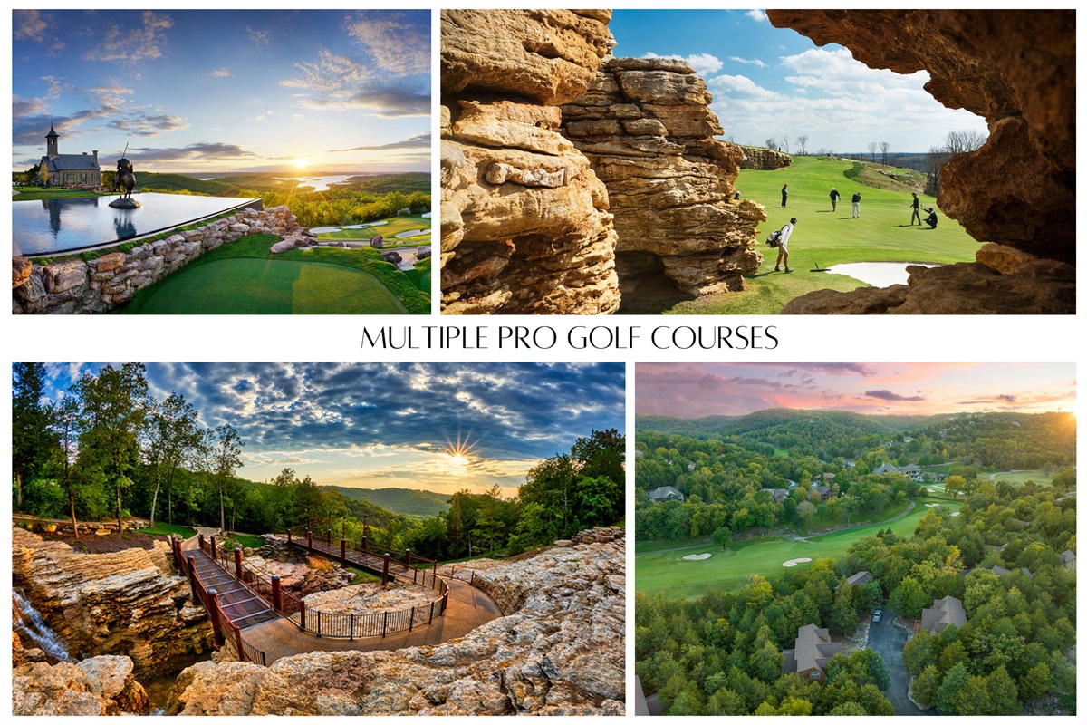 Branson is home to multiple award-winning golf courses, including one designed by Tiger Woods! The golfers in the family will enjoy some of the most scenic golf courses in the country while staying at Falcon's Point