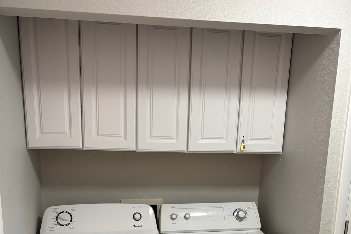 Full size washer and dryer