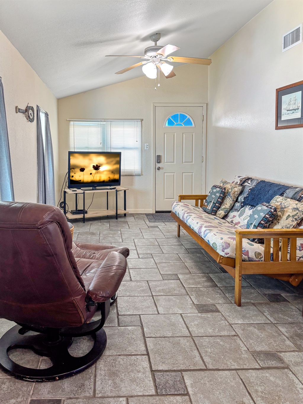 Cozy living room upstairs