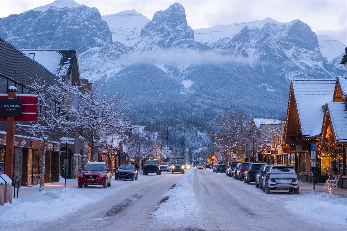 Downtown Canmore - Winter!