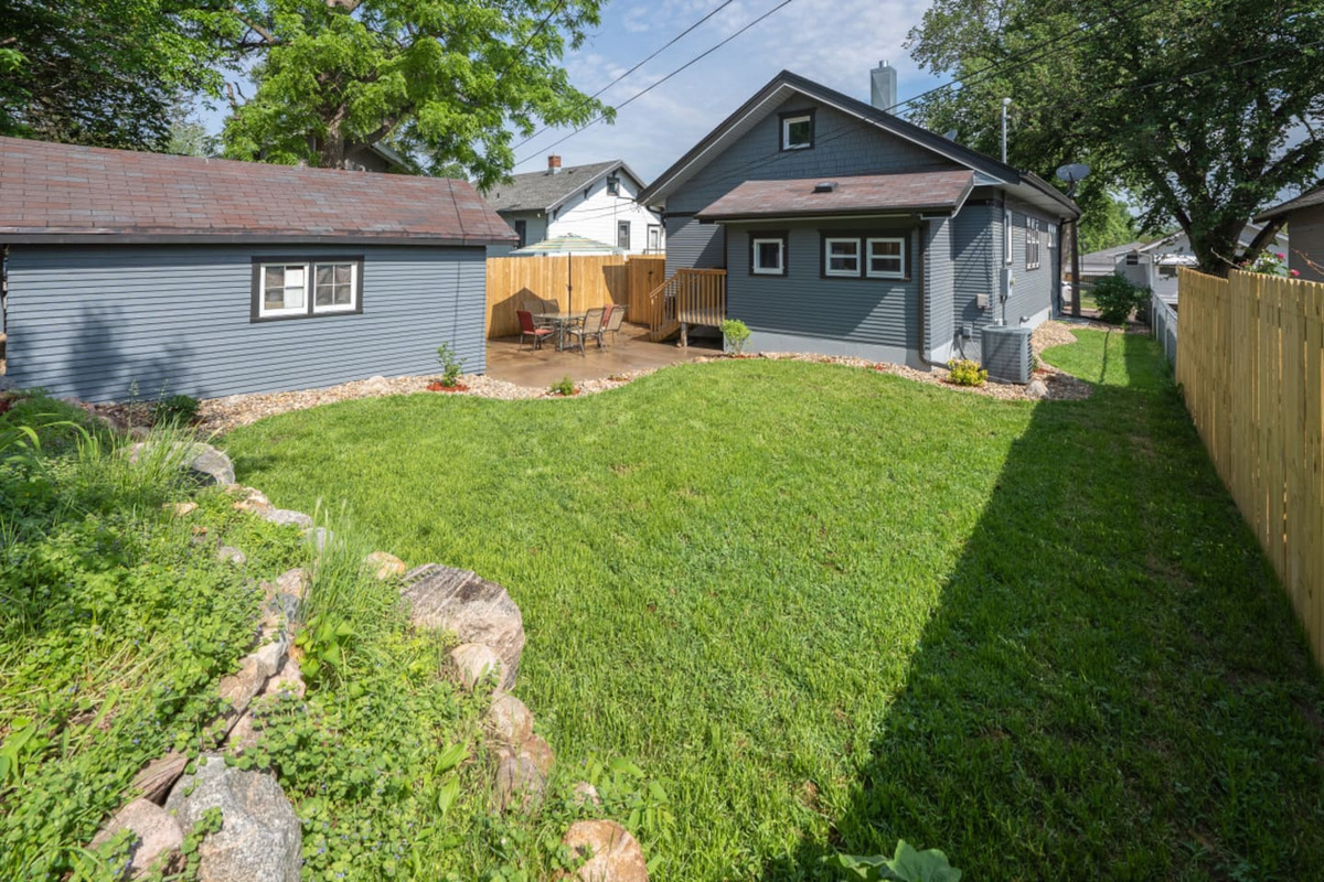 Your furry friends will love the fully-fenced in yard.