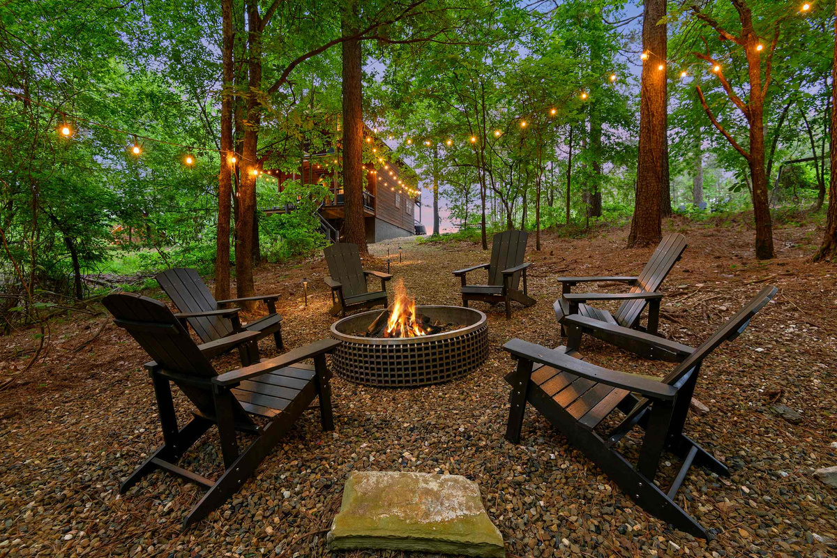 Fire Pit Gathering: Unwind under twinkling lights around a fire, sharing stories and laughs!