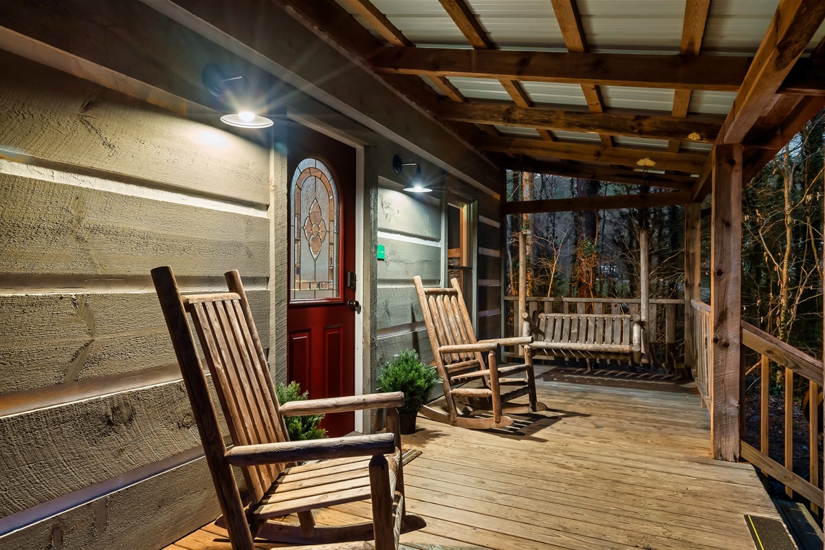 Morning coffee on the porch hits different out here