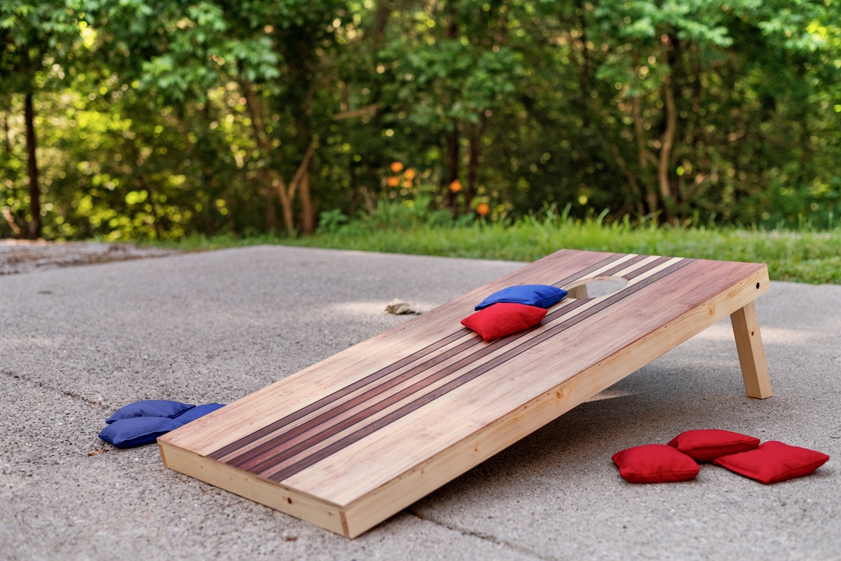 Backyard bragging rights, unlocked This handcrafted cornhole setup is ready for laughs, friendly competition, and a little harmless smack talk. 🥇🌽🎯