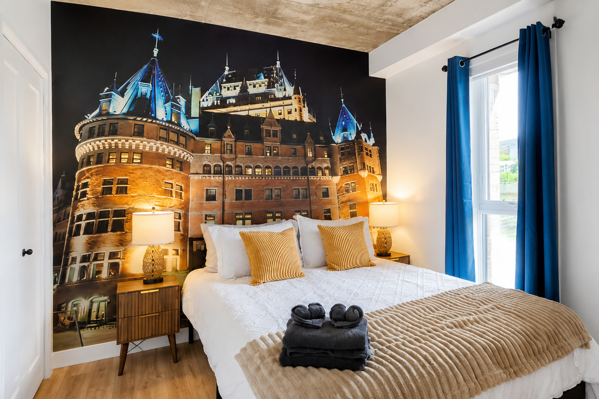Queen bed