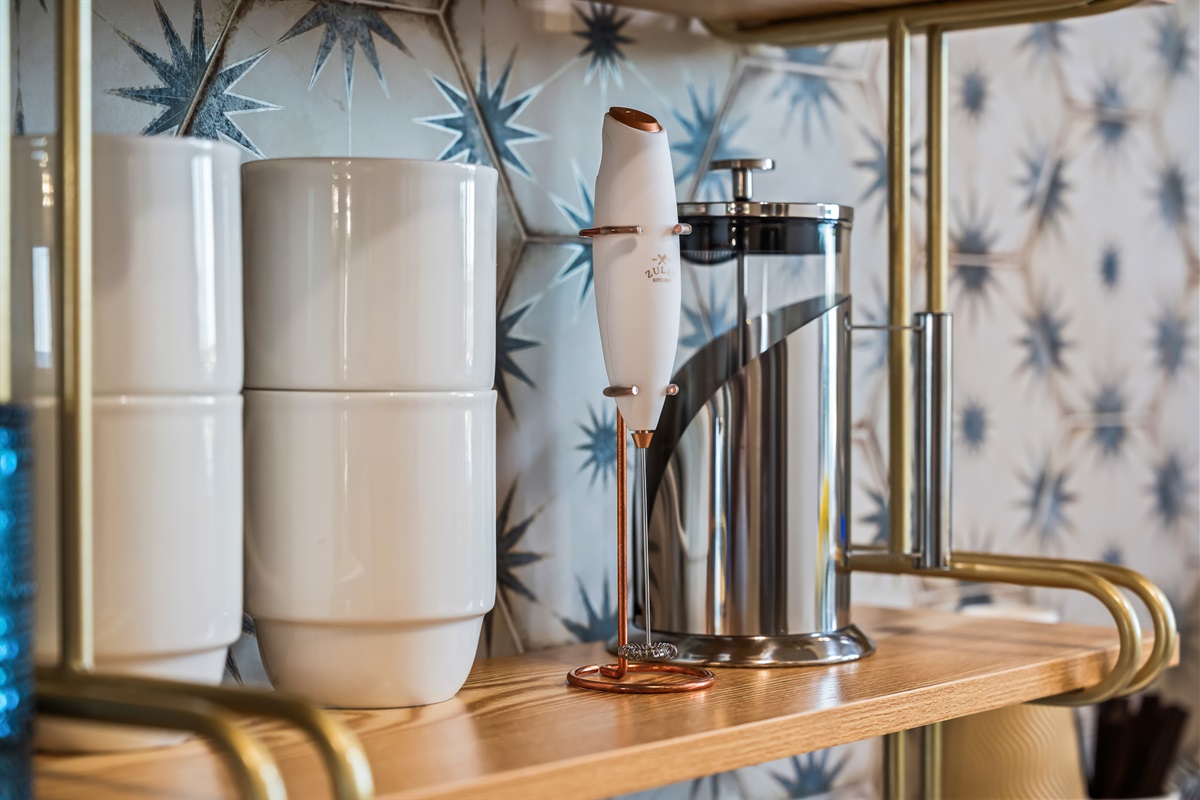 Brew your perfect cup with a complete coffee setup.
