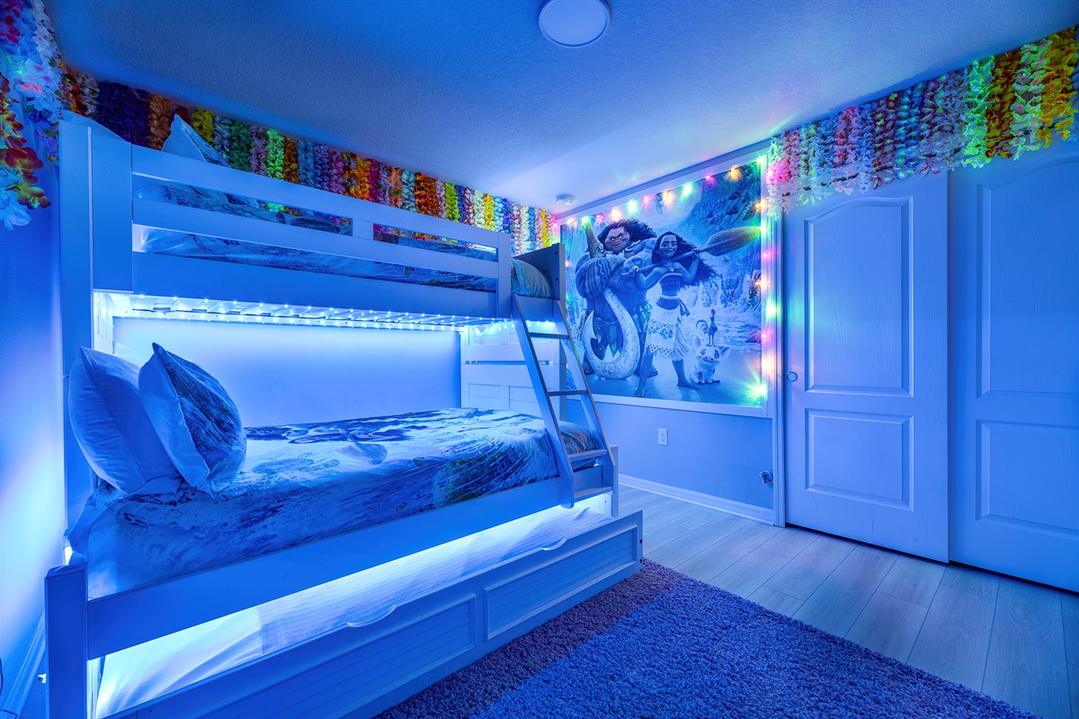 Moana Bunk - Twin over Full with Twin Trundle
