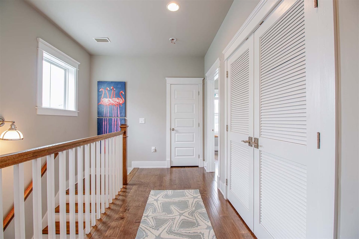 Second-floor hallway