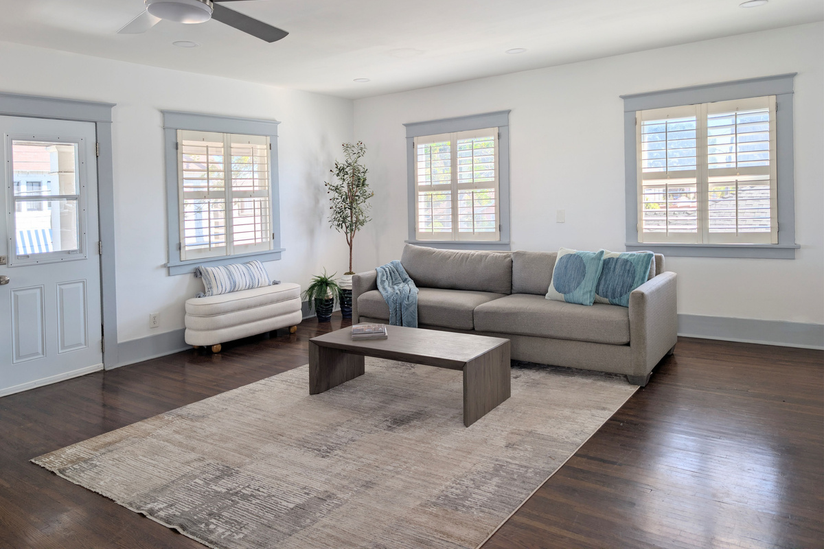 Whether you're sipping your morning coffee or winding down in the evening, this welcoming living room is the perfect place to relax and feel at home.