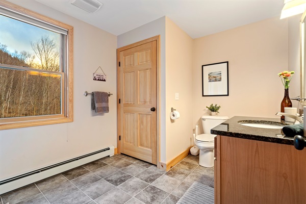 Enjoy the extra space and comfort of this beautifully designed main floor bathroom