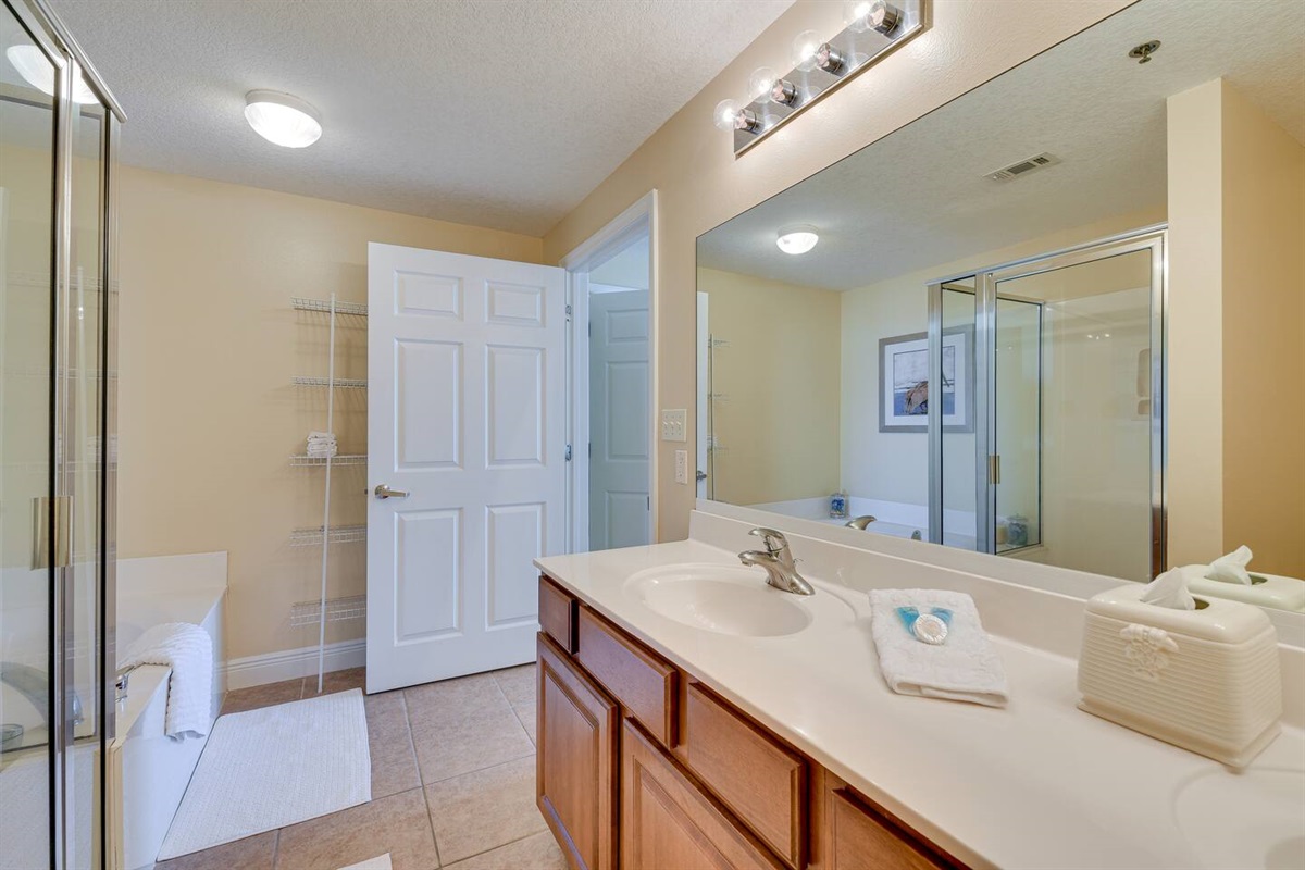 Dual Vanities in Master Bath