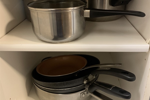 Pots and pans of all sizes