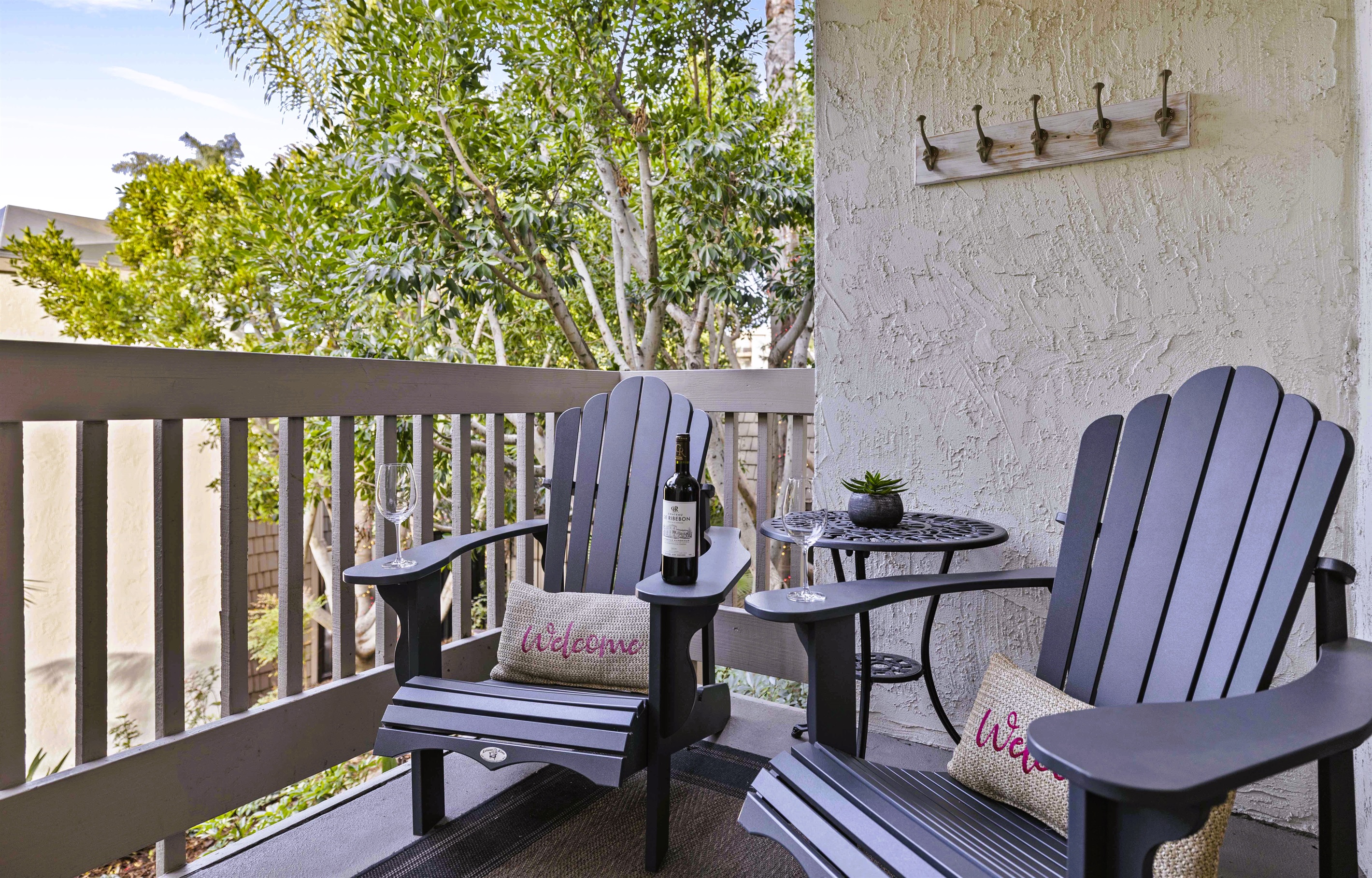 Comfortable patio seating