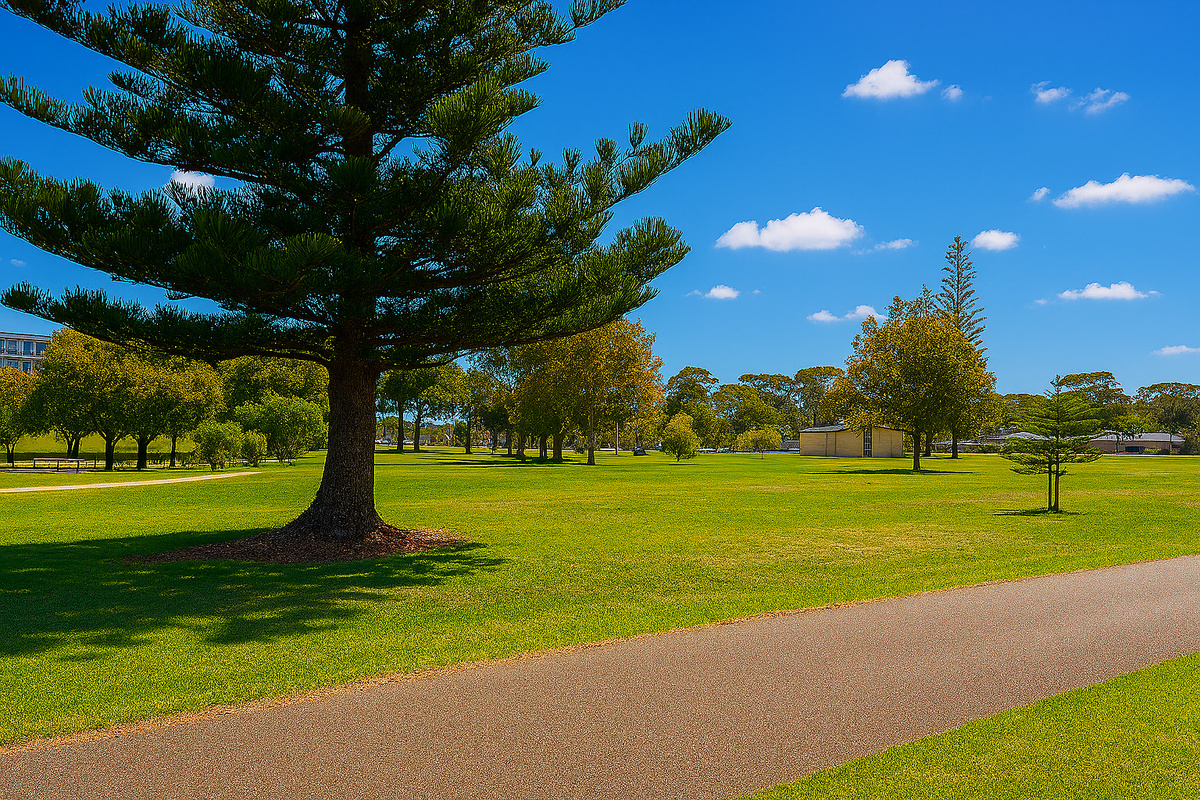 Eyre Park opposite the Homes