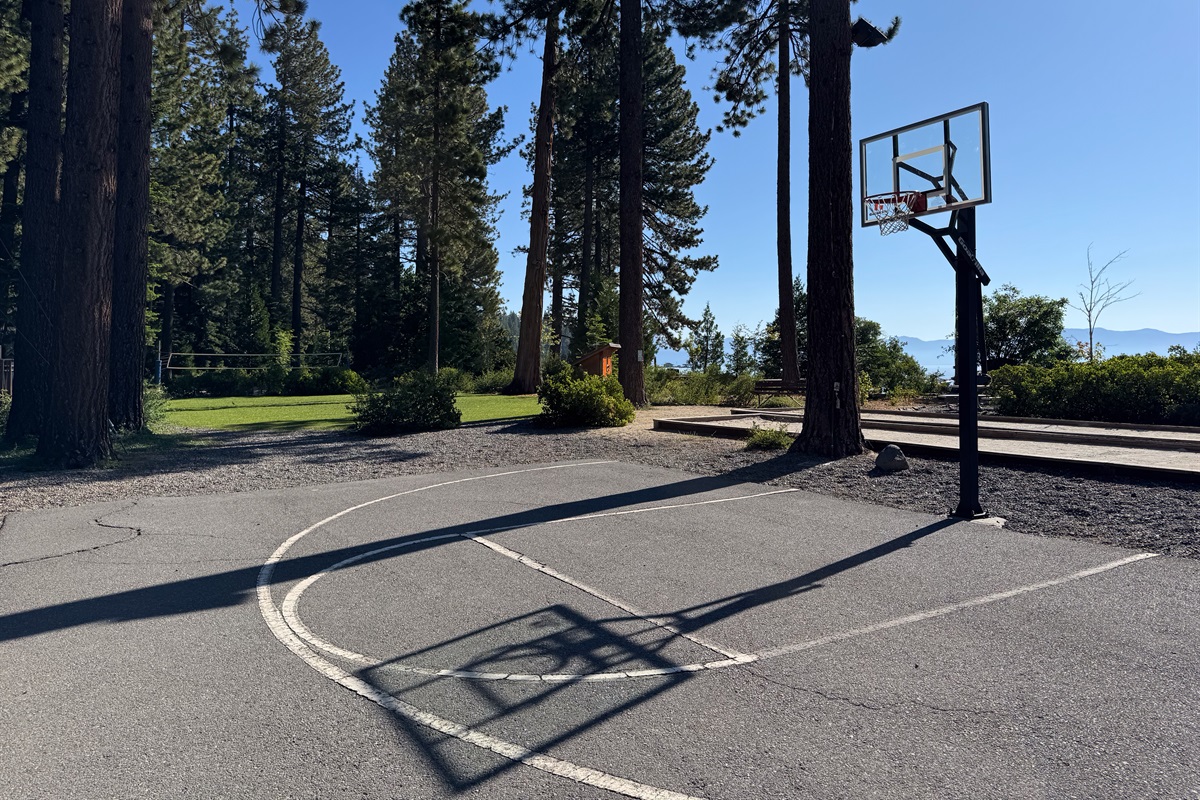 Basketball and bocce ball.