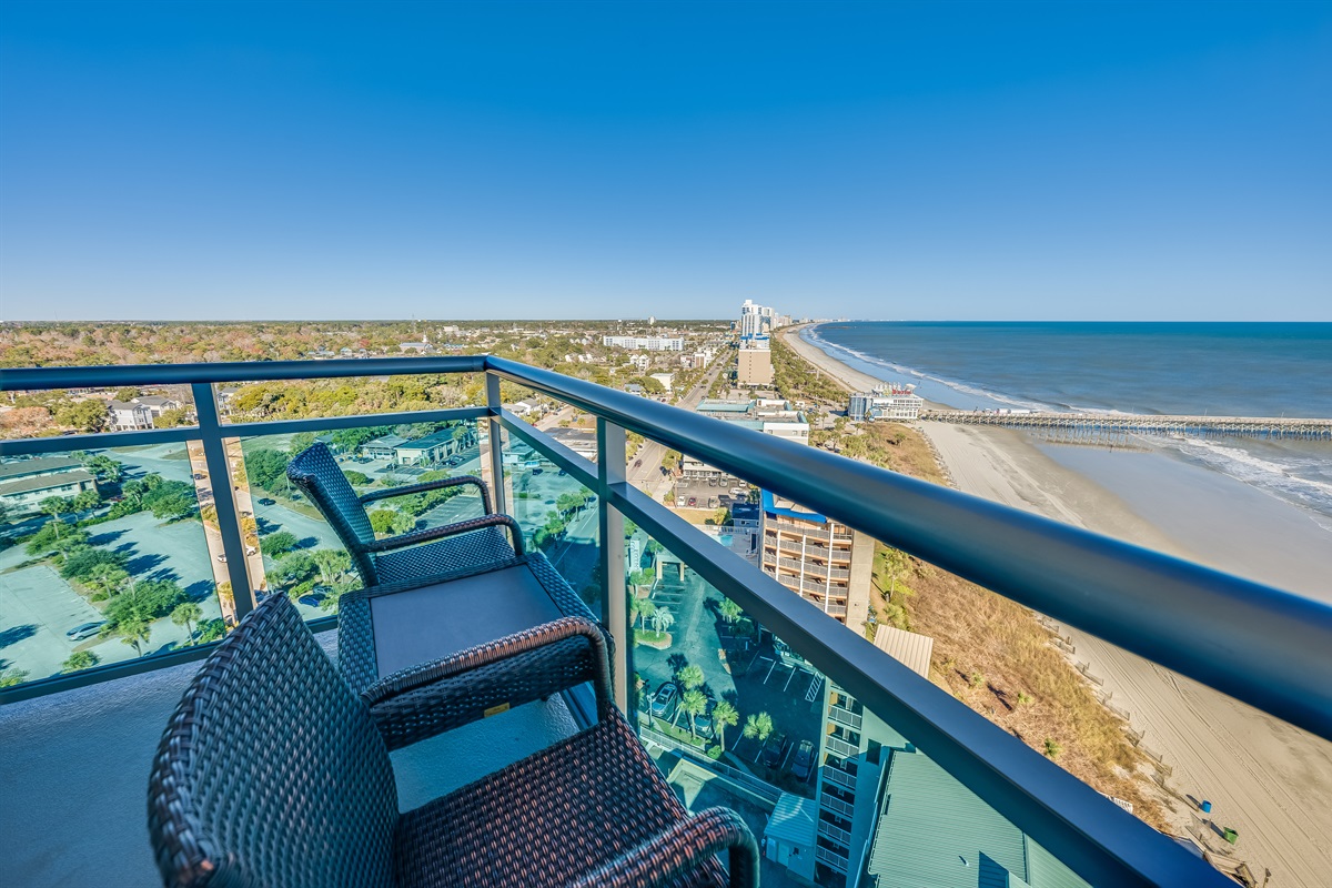 Breathtaking Views from Balcony!