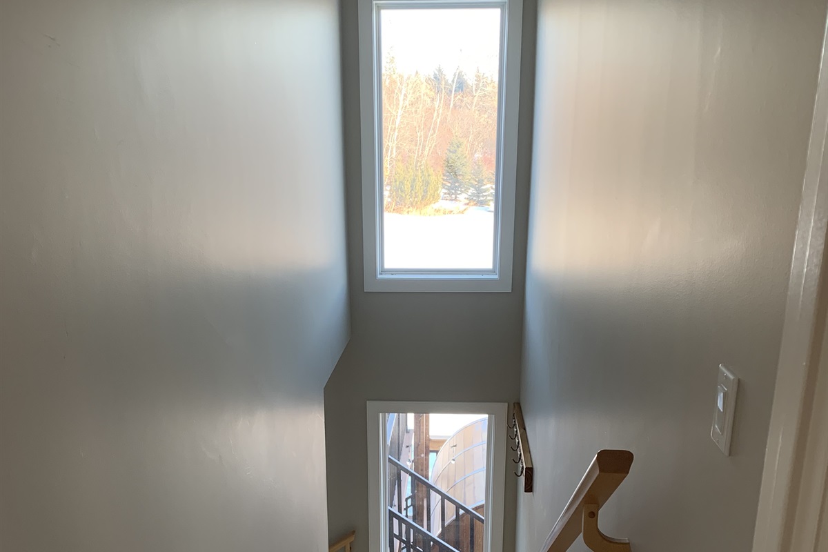 STAIRS LOOKING DOWN.