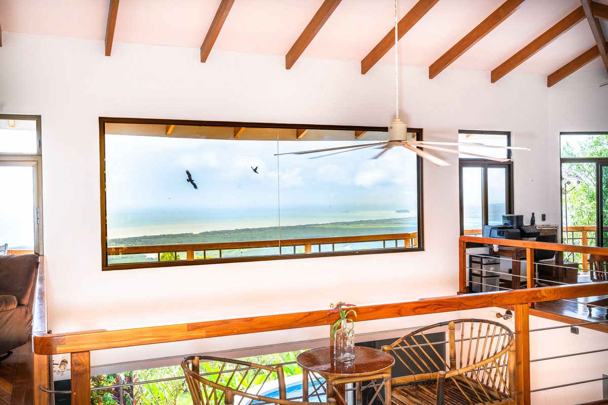 Wraparound ocean views from the lounge area — future master bathroom