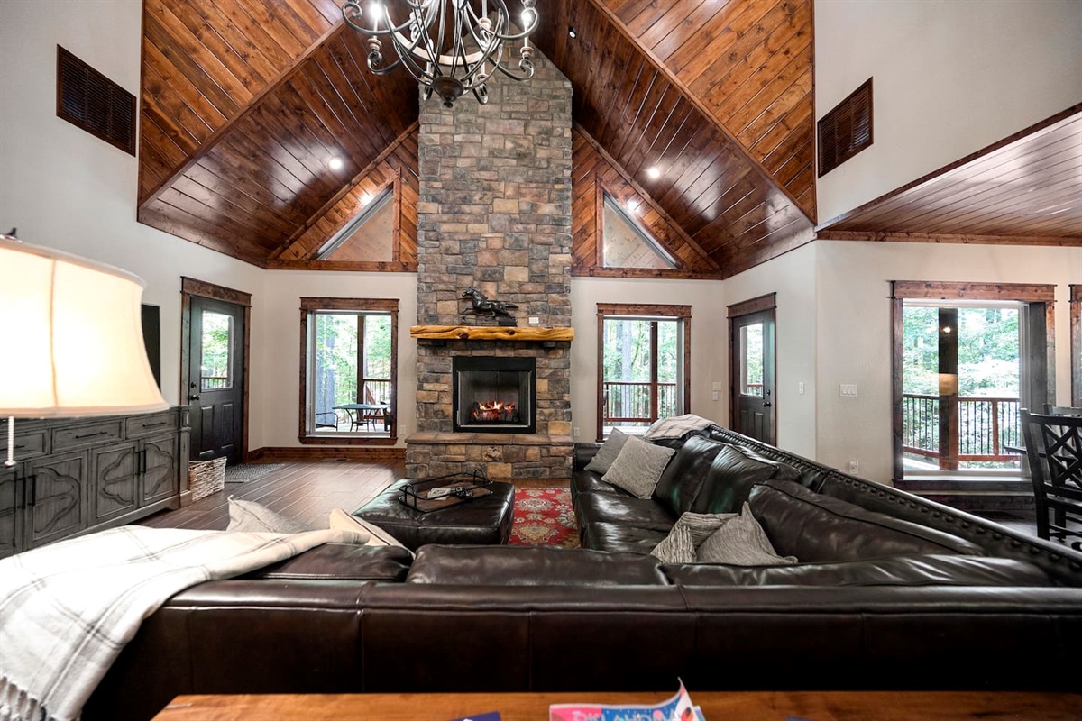 Cozy living room set-up