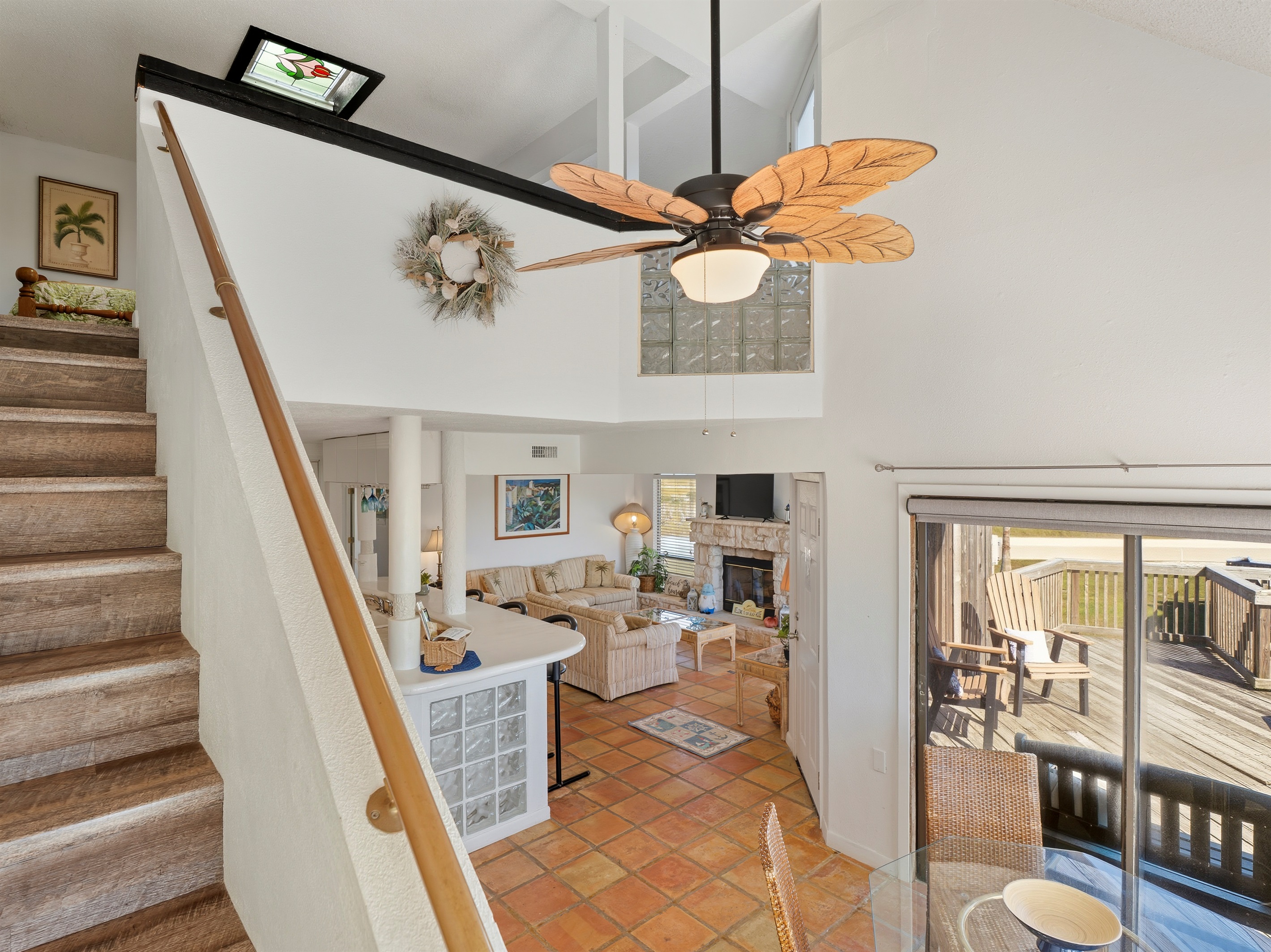 view from staircase
