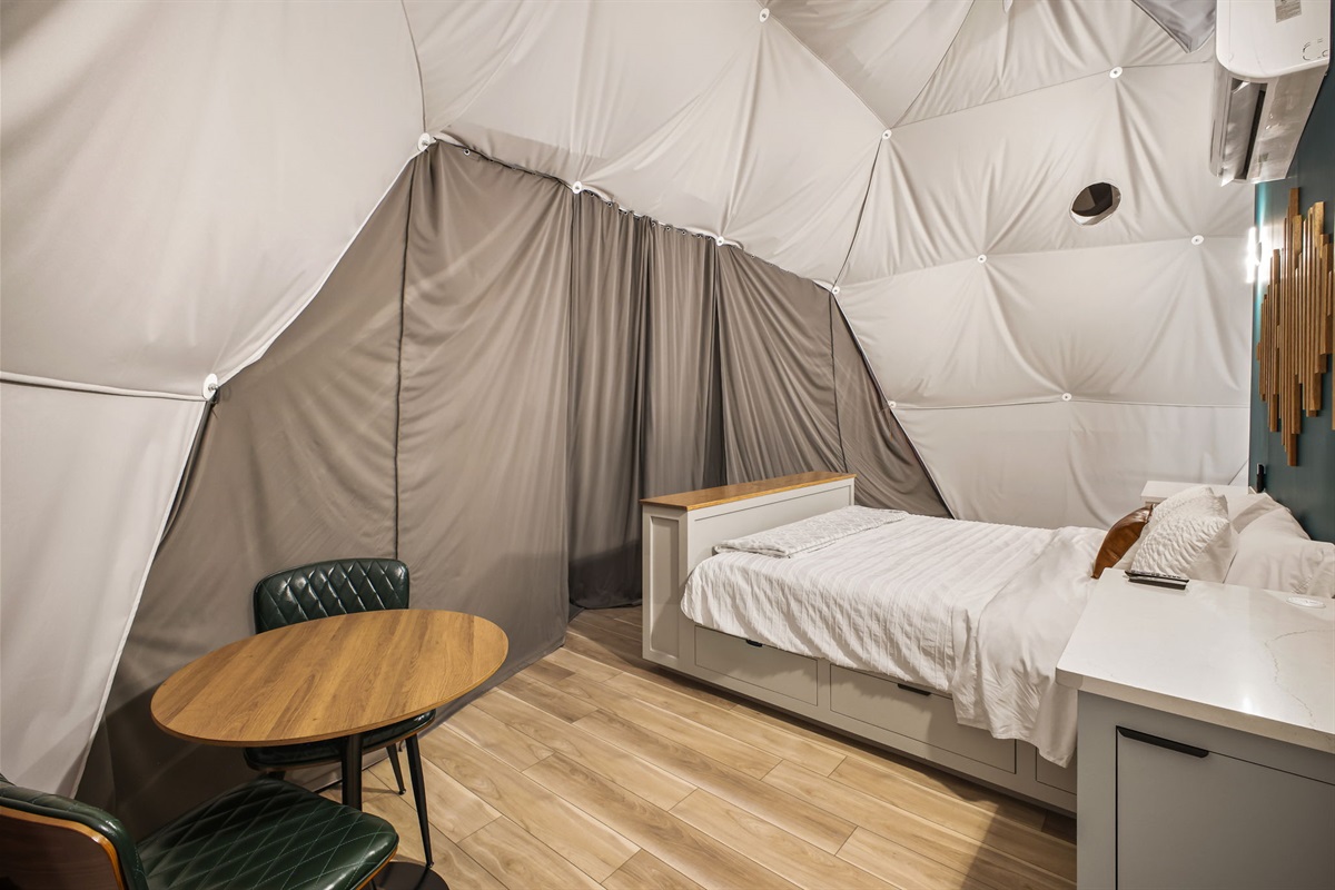 From sunrise to starlight, the curtains let you choose between breathtaking views and intimate privacy.”