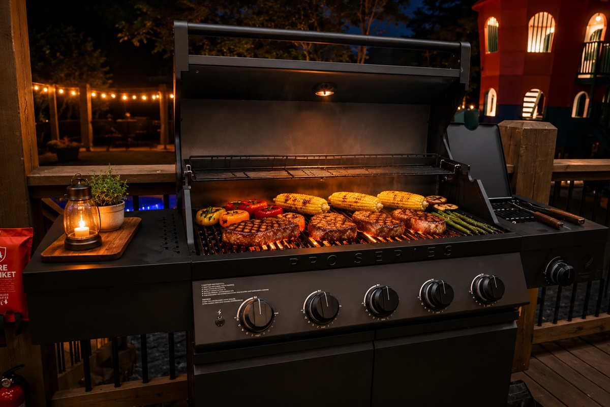Grilling Paradise: Sizzle steaks and veggies under the stars—your culinary adventure awaits!