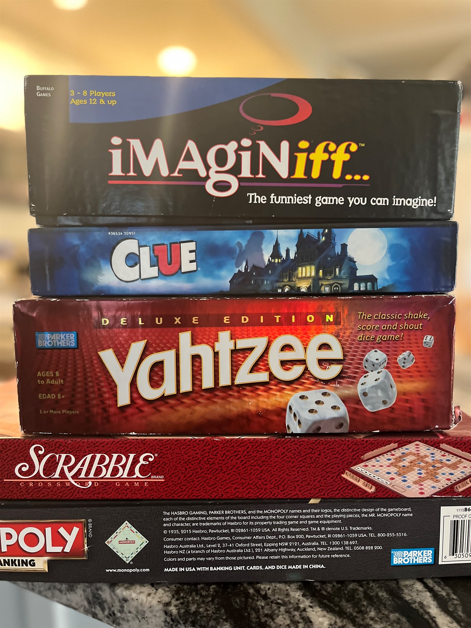 a lot of board games, smart TVs make your stay fun and engaging