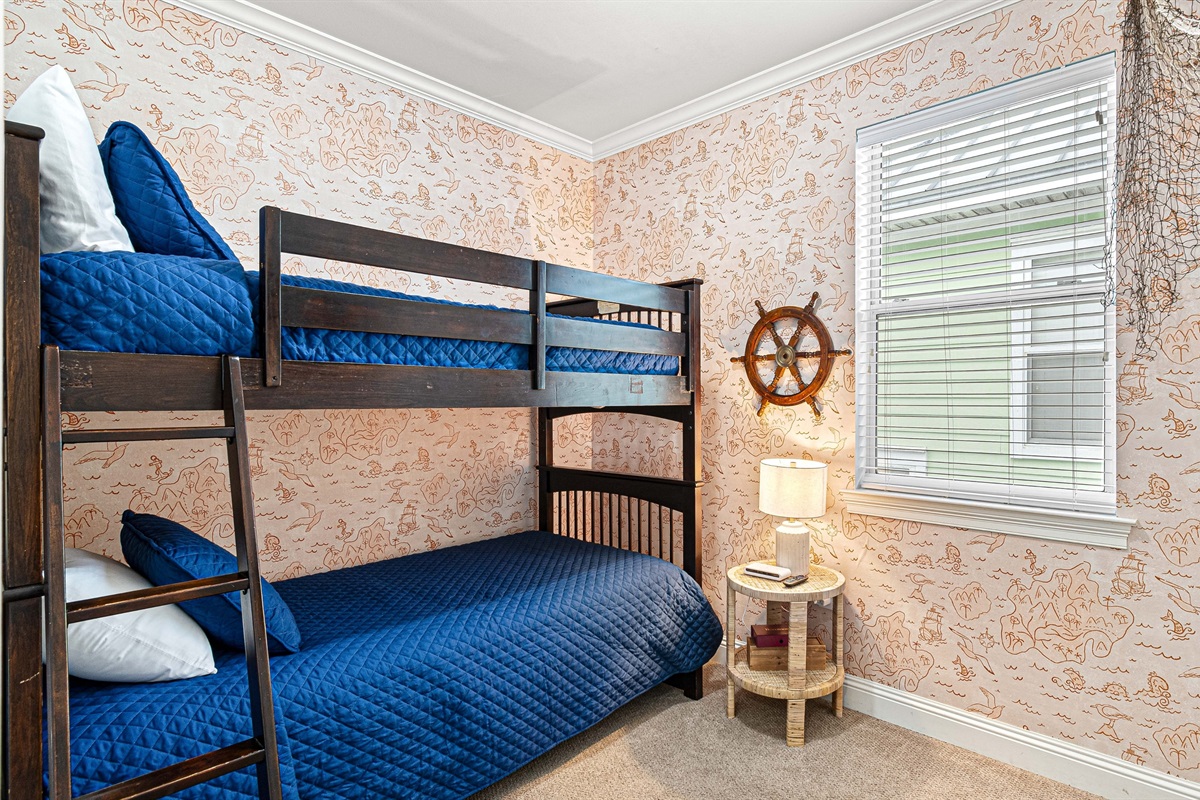 Bunk beds perfect for the little sailors in the crew
