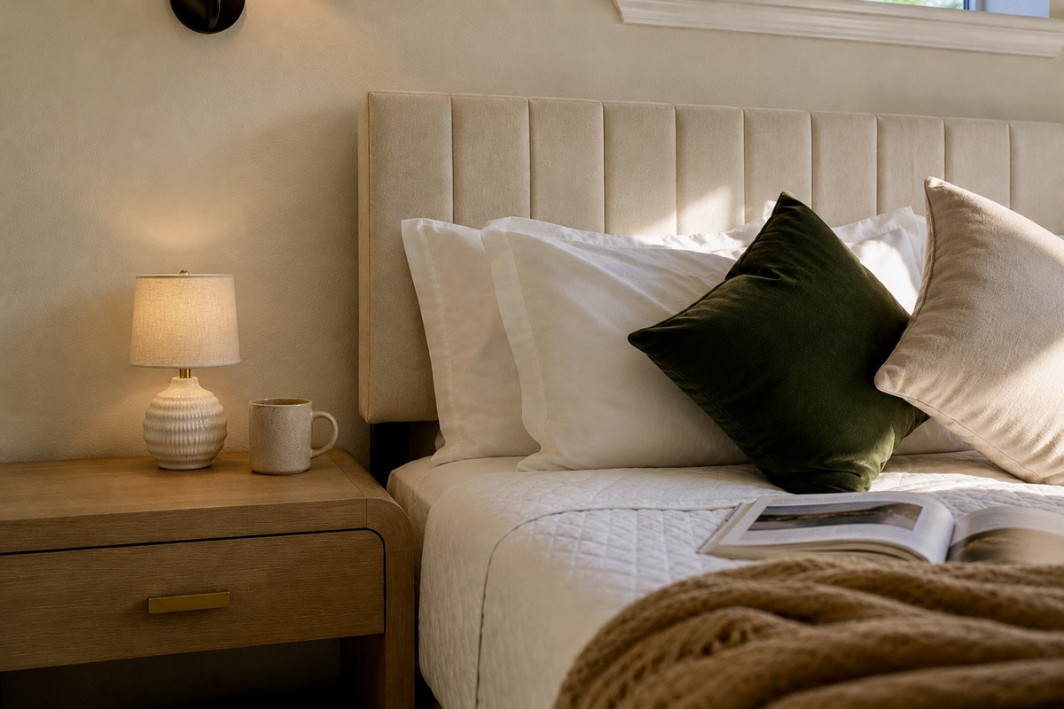 Lower level master bedroom - King