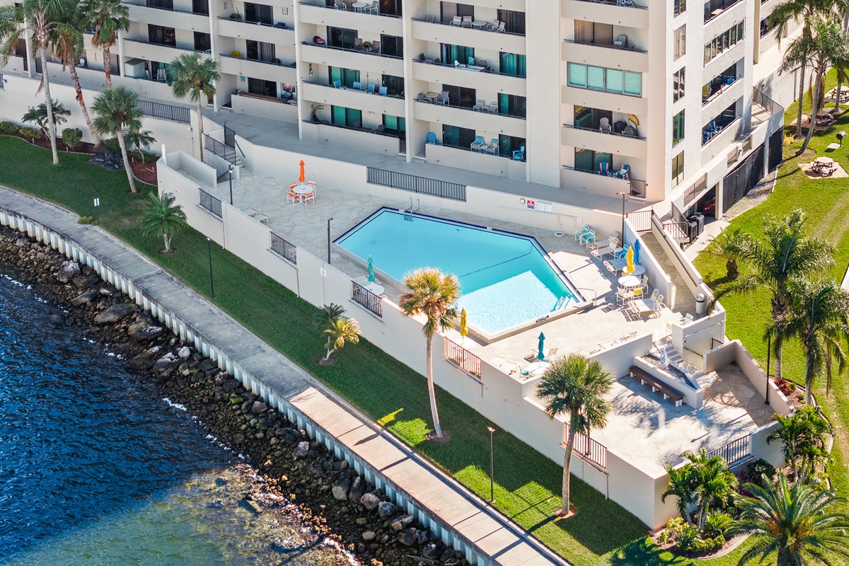 Aerial, Pool for Building #1