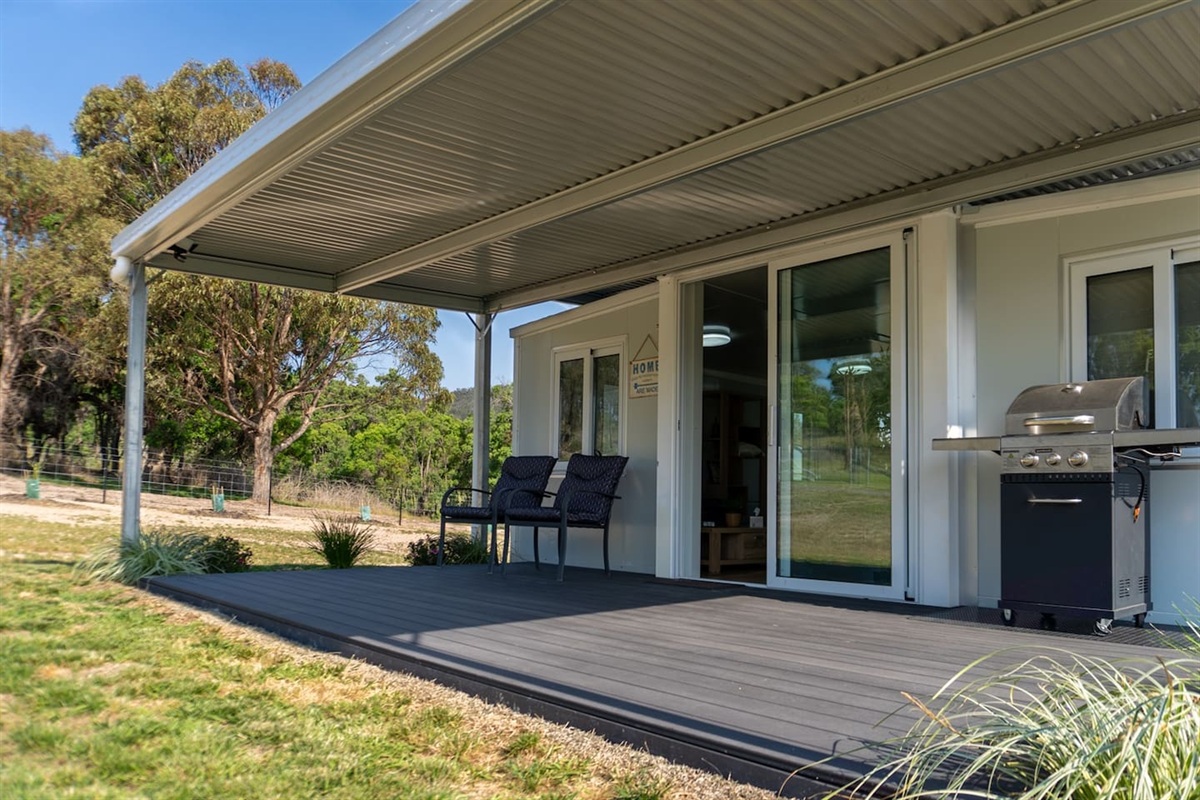 Outdoor Covered Patio with BBQ