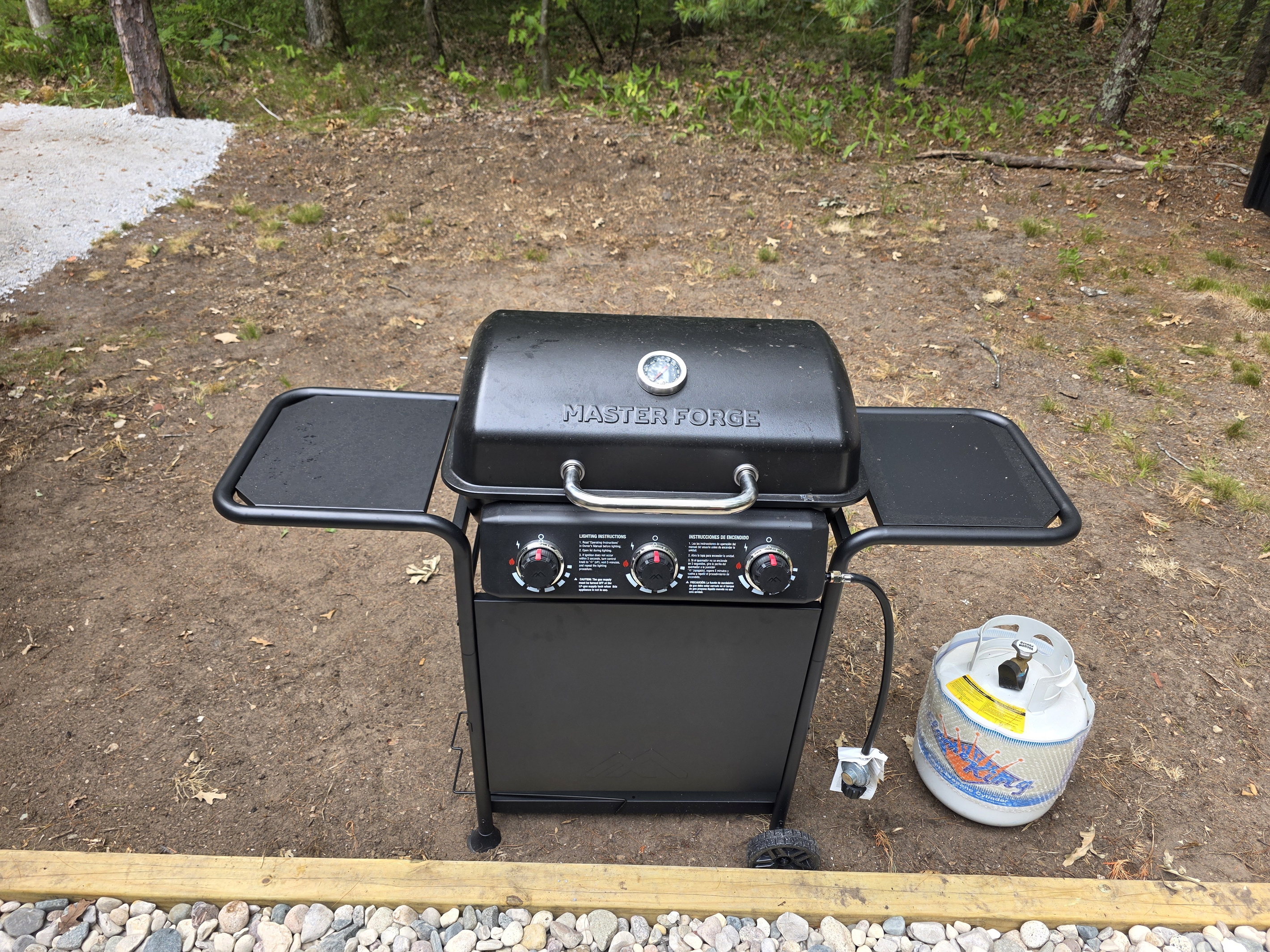 Propane gas grill
