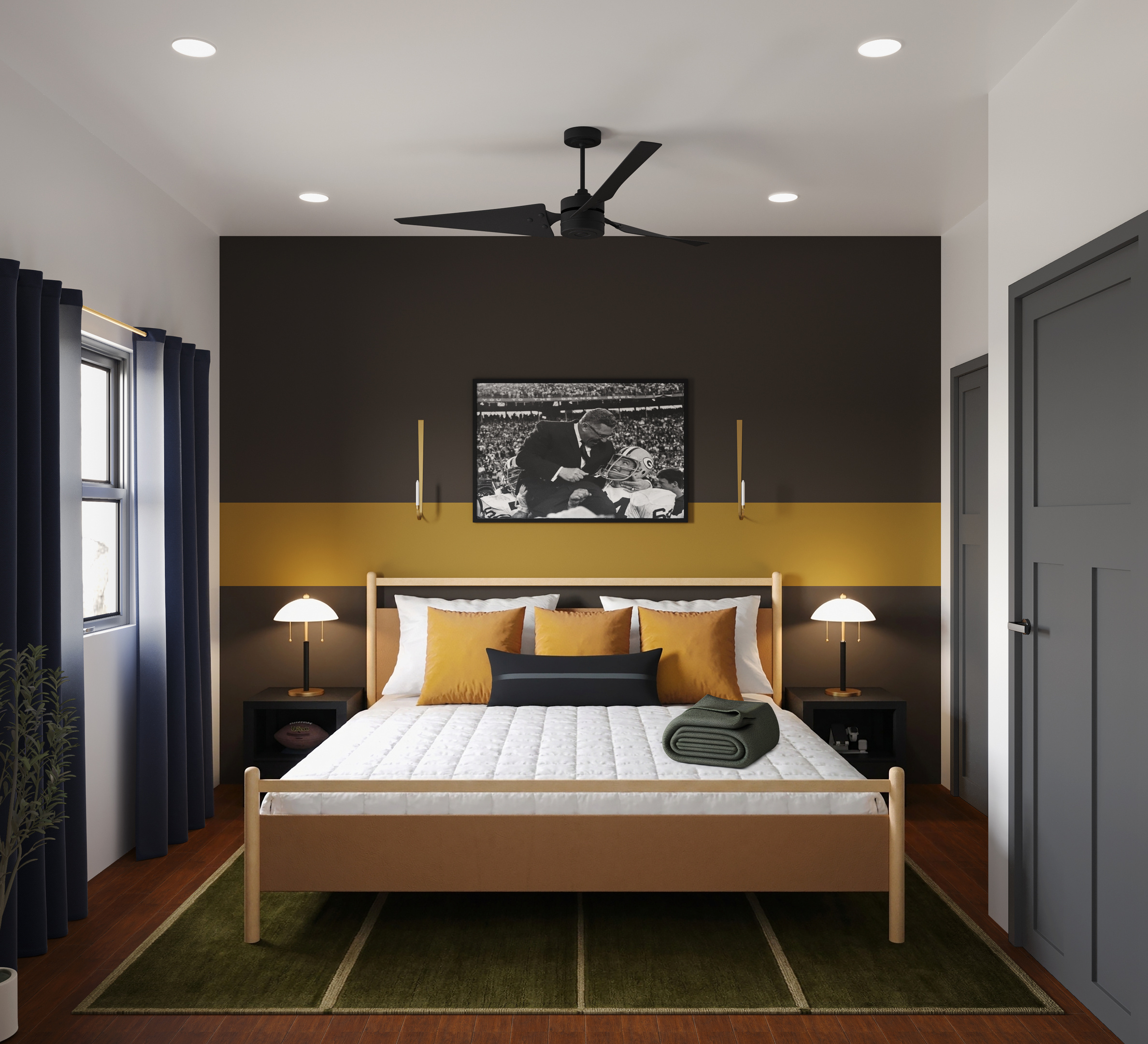 THIS IS A RENDERING - Bedroom 4 - Renovation expected to be completed by August 6th. 