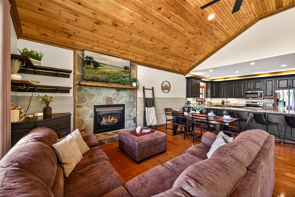 Lots of space to hang out with family and friends