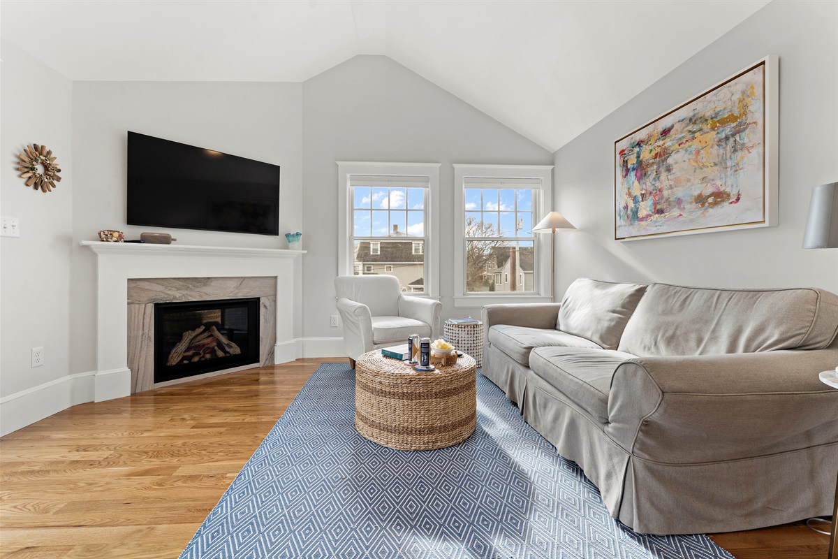 Relax, watch, and enjoy in the cozy living space.