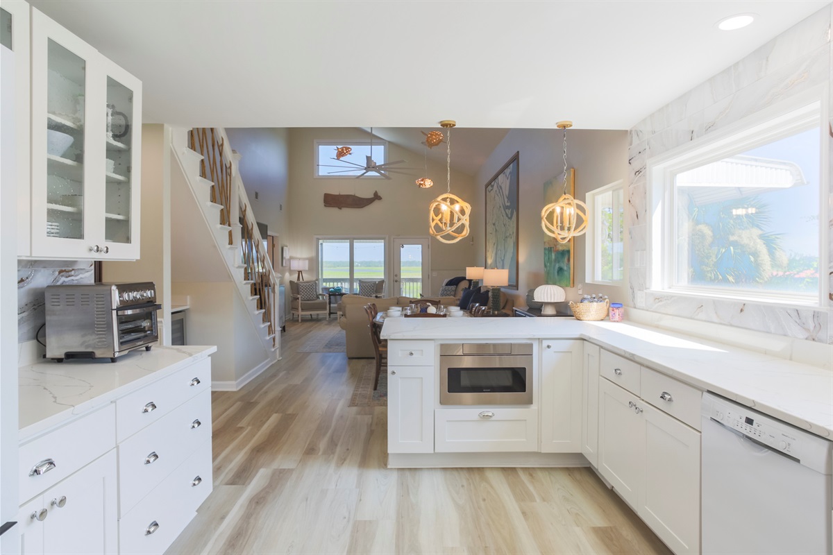 Thoughtful touches throughout create a warm, inviting space to gather and enjoy.